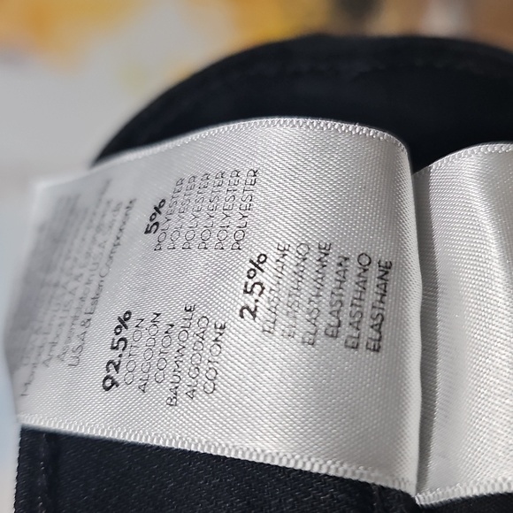 Mother‎ The Diamond Swooner Black Skinny High-Waisted Jeans Size 24 - Picture 5 of 8